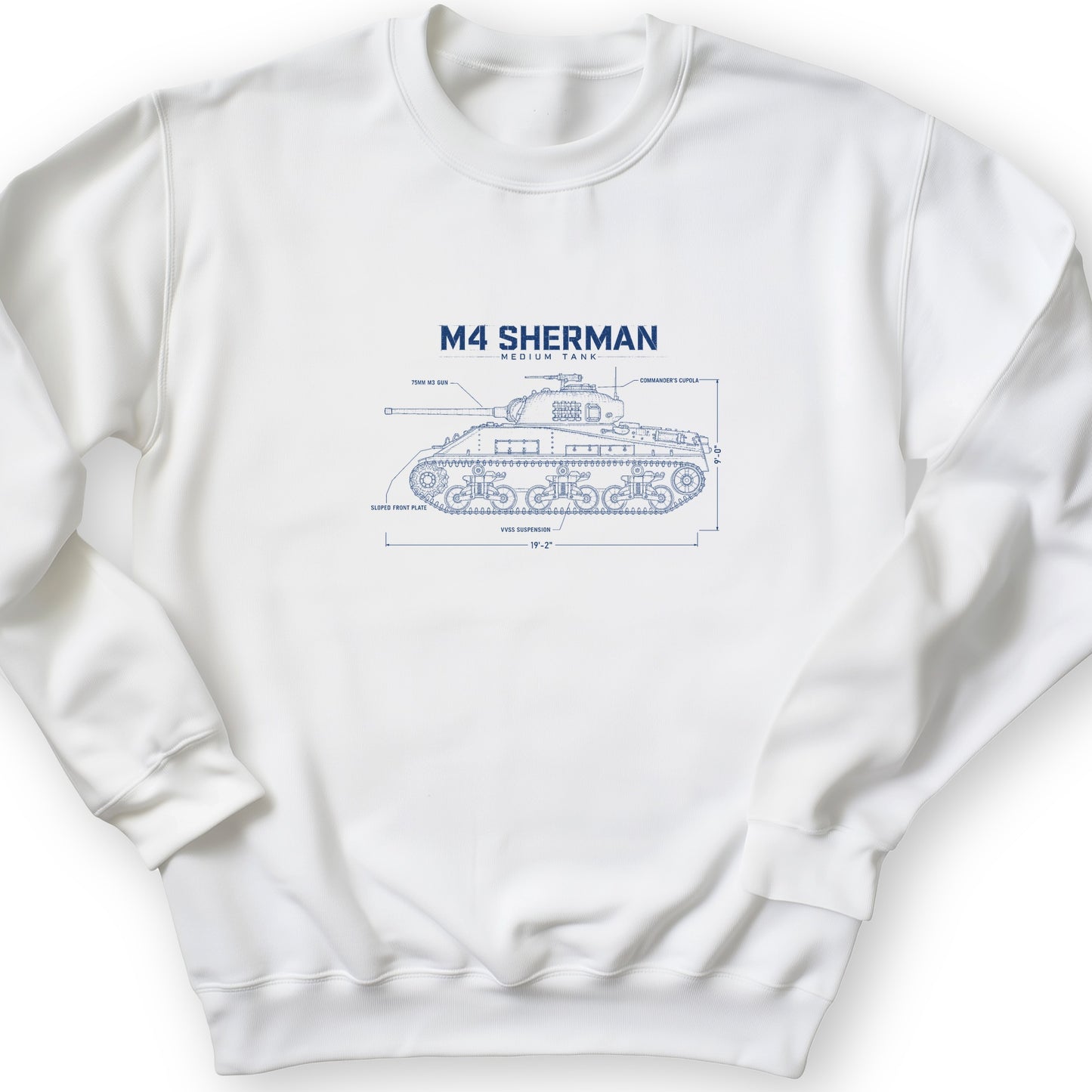 M4 Sherman Blueprint Sweatshirt