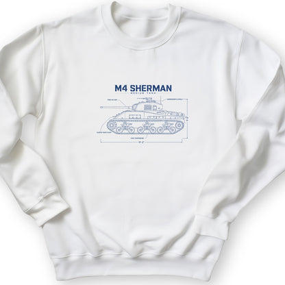 M4 Sherman Blueprint Sweatshirt