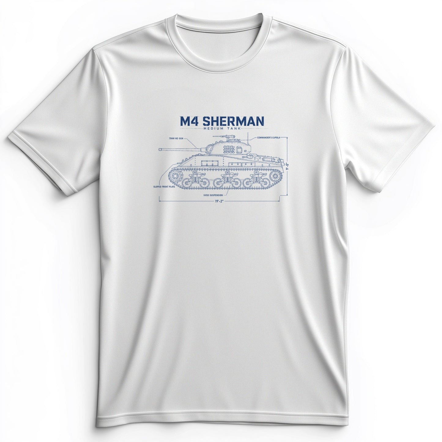 M4 Sherman Blueprint Premium Tee