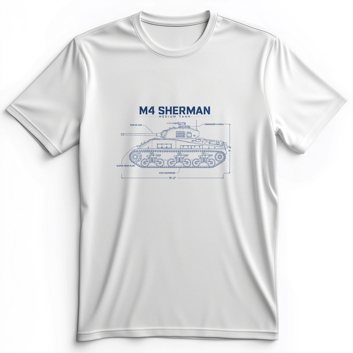 M4 Sherman Blueprint Premium Tee