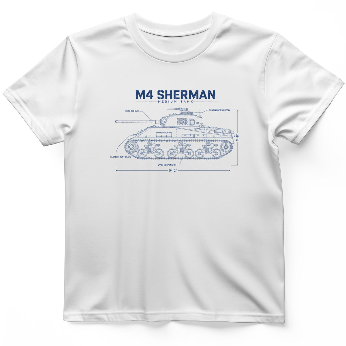 M4 Sherman Blueprint T-Shirt