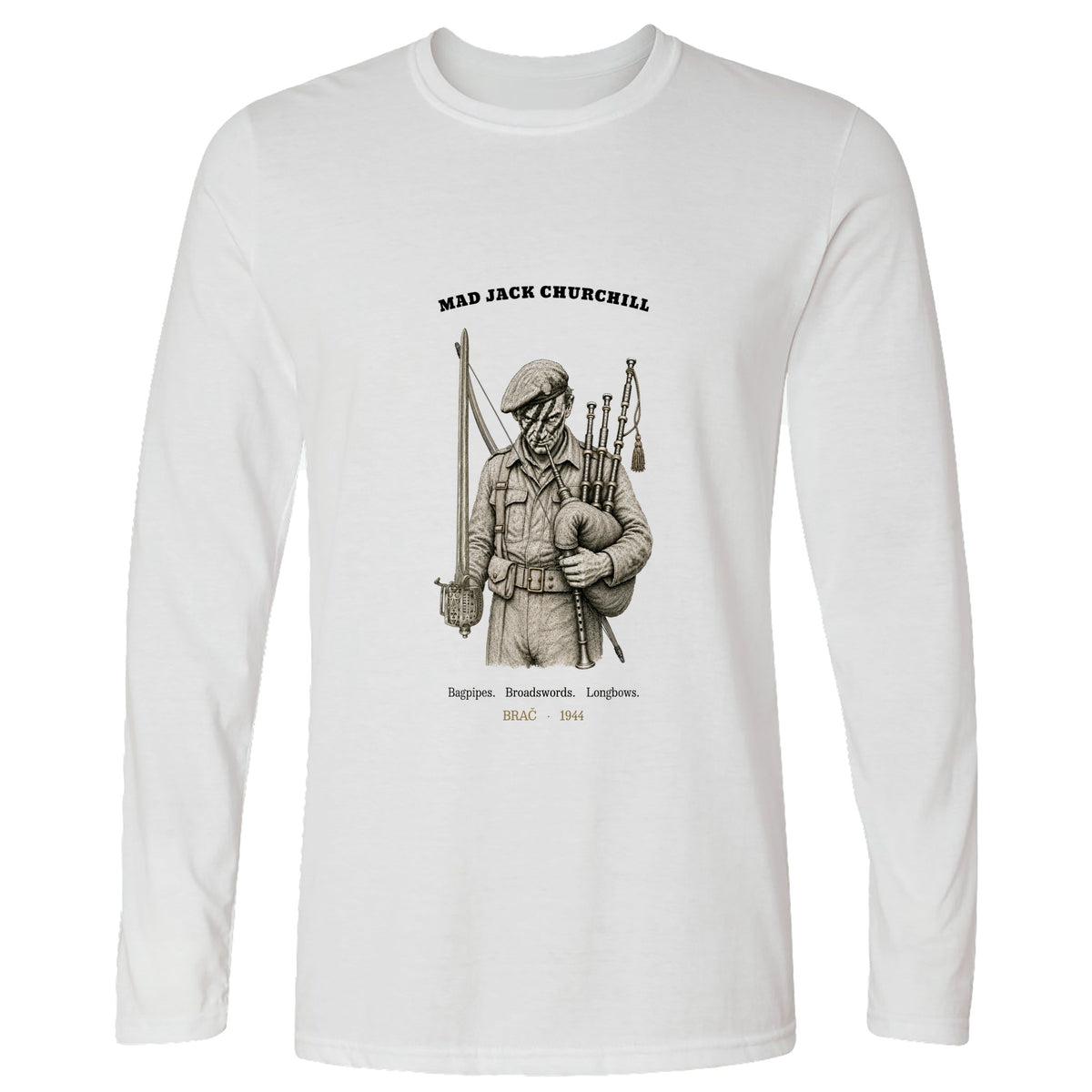 Mad Jack Churchill Long Sleeve T-Shirt