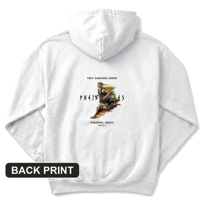 Marathon Run Back Print Hoodie
