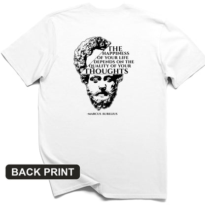 Marcus Aurelius Back Print T-Shirt