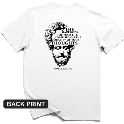 Marcus Aurelius Back Print T-Shirt