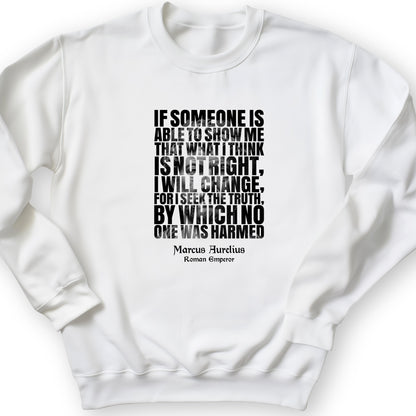 Marcus Aurelius Quote Crewneck