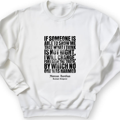 Marcus Aurelius Quote Crewneck