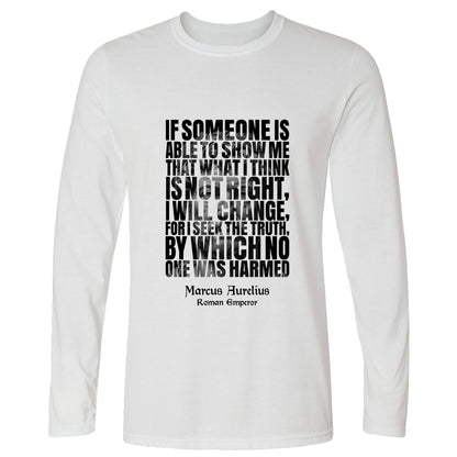 Marcus Aurelius Quote Long Sleeve T-Shirt