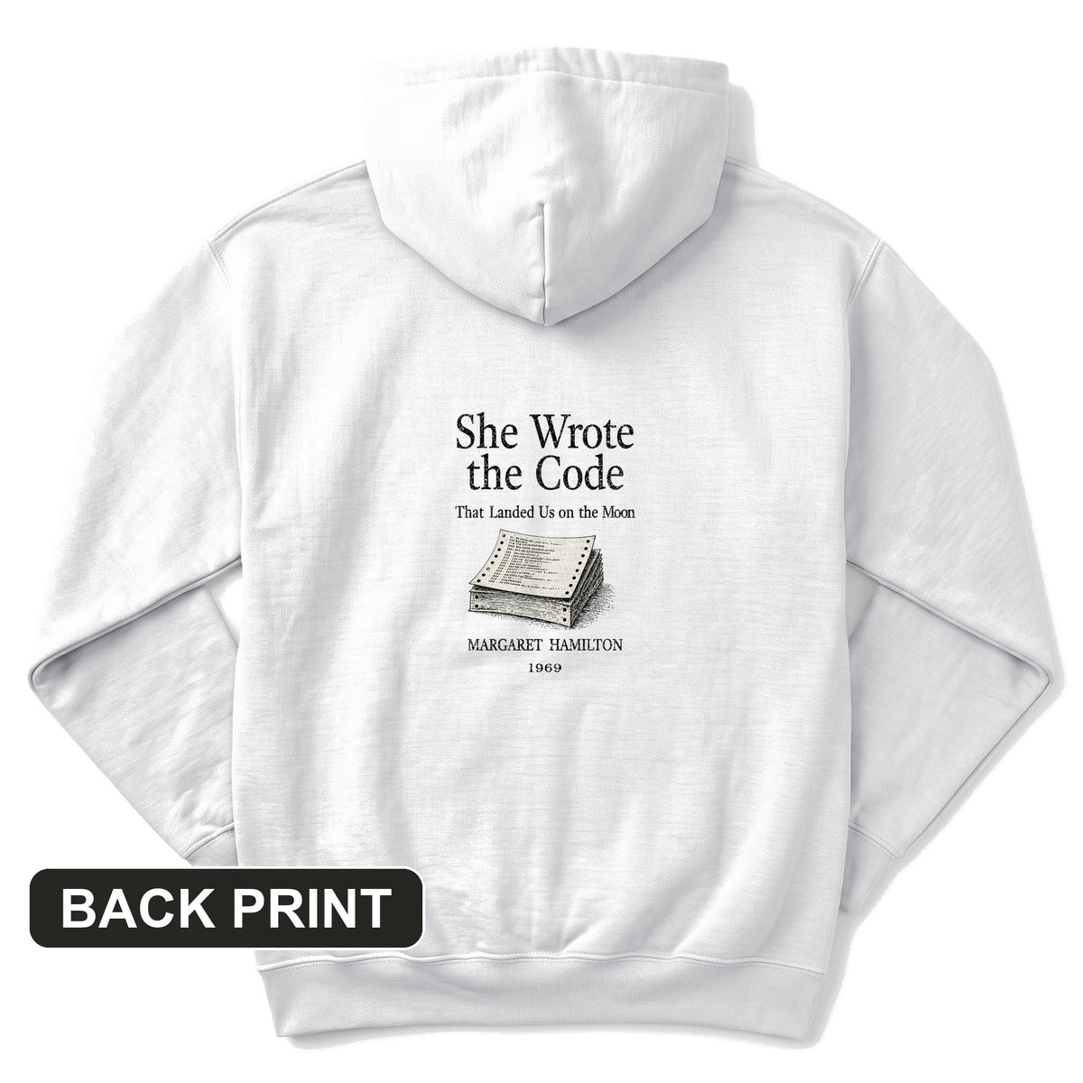 Margaret Hamilton Back Print Hoodie