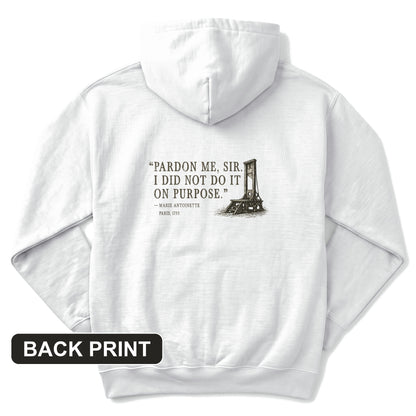 Marie Antoinette Back Print Hoodie
