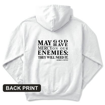 May God Have Mercy Back Print Hoodie