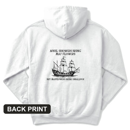Mayflower Back Print Hoodie