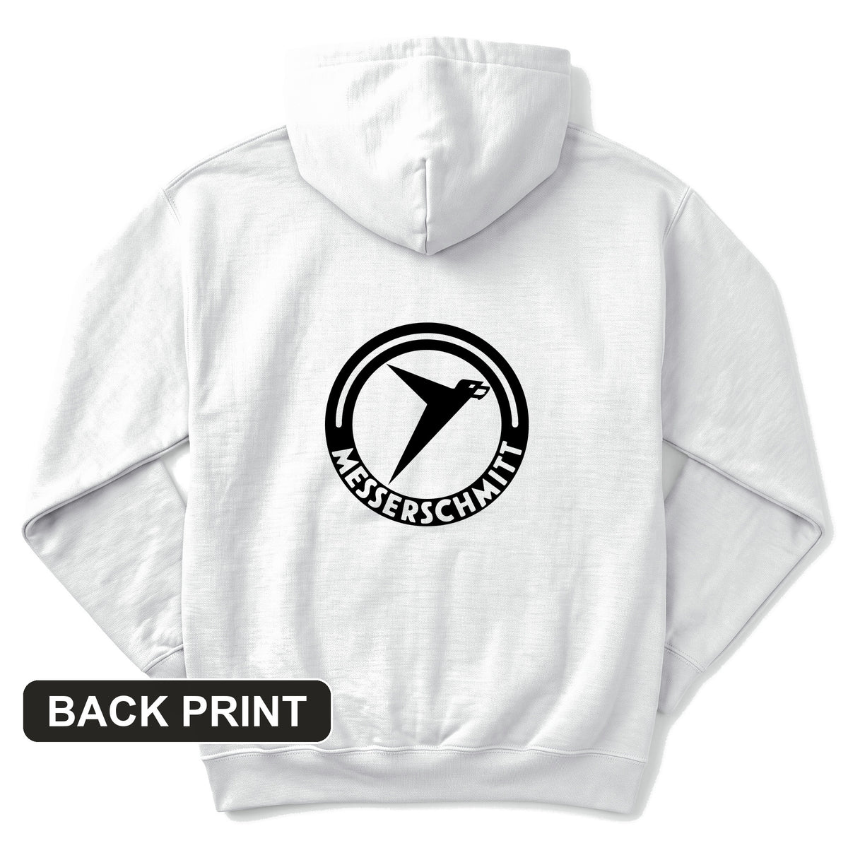 Messerschmitt Back Print Hoodie