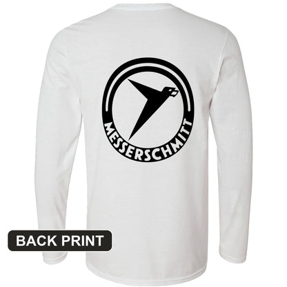 Messerschmitt Back Print Long Sleeve T-Shirt
