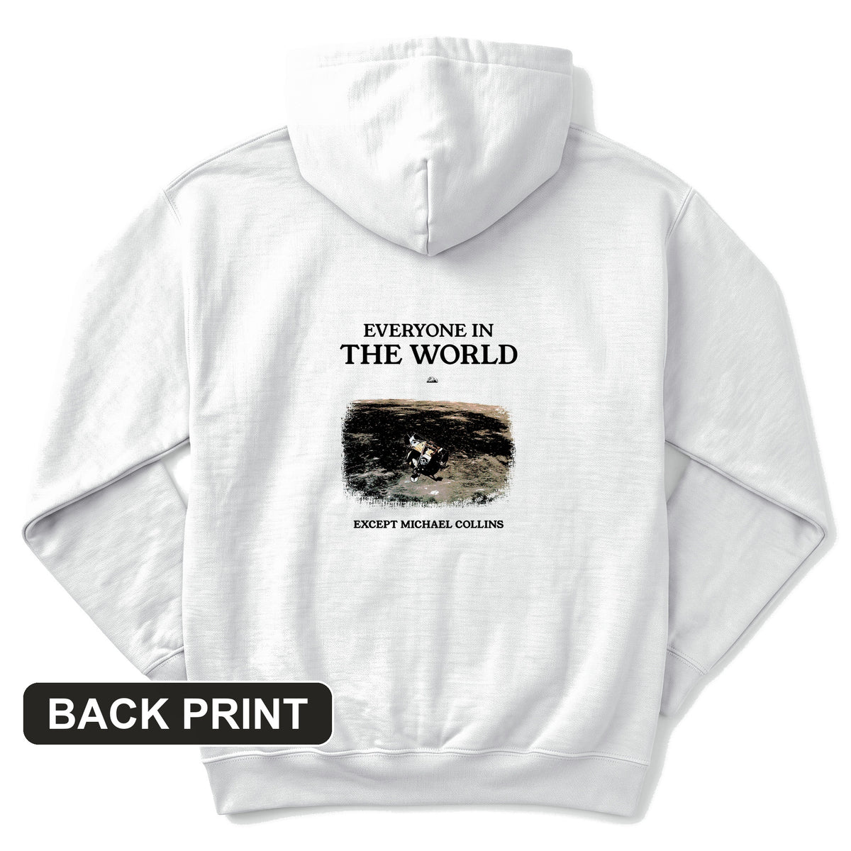 Michael Collins Back Print Hoodie