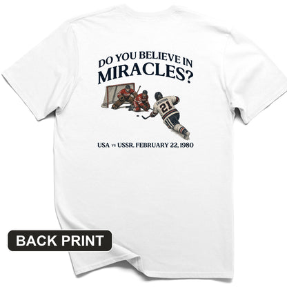 Miracle on Ice Back Print T-Shirt