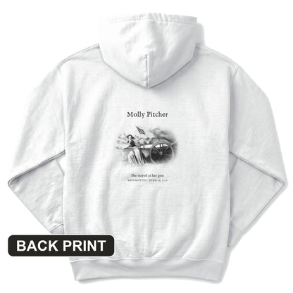 Molly Pitcher Back Print Hoodie