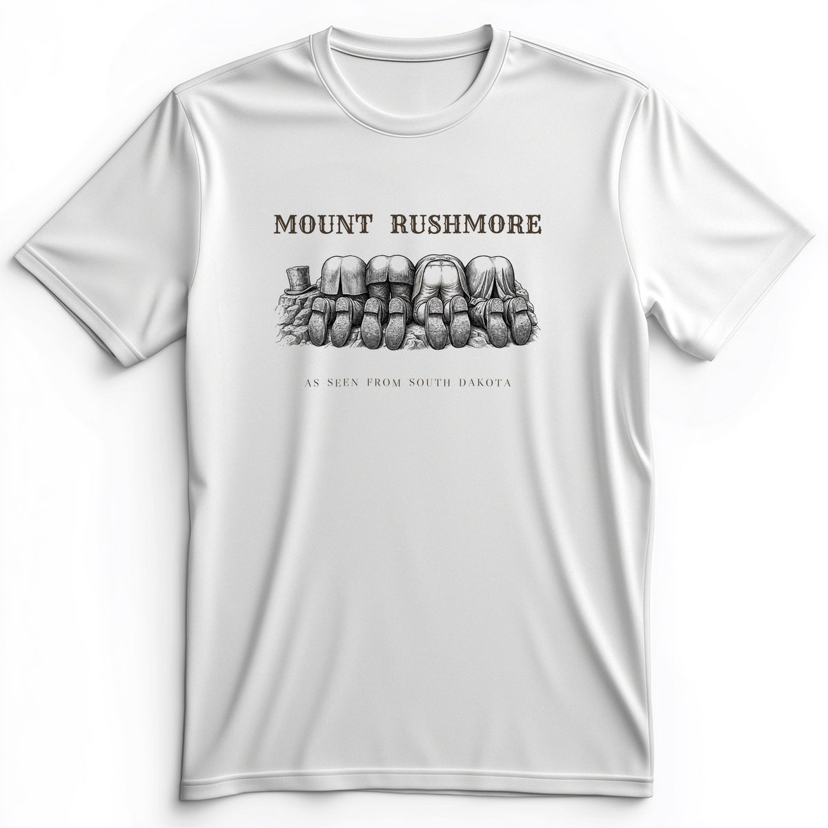 Mount Rushmore As Seen From South Dakota Premium Tee