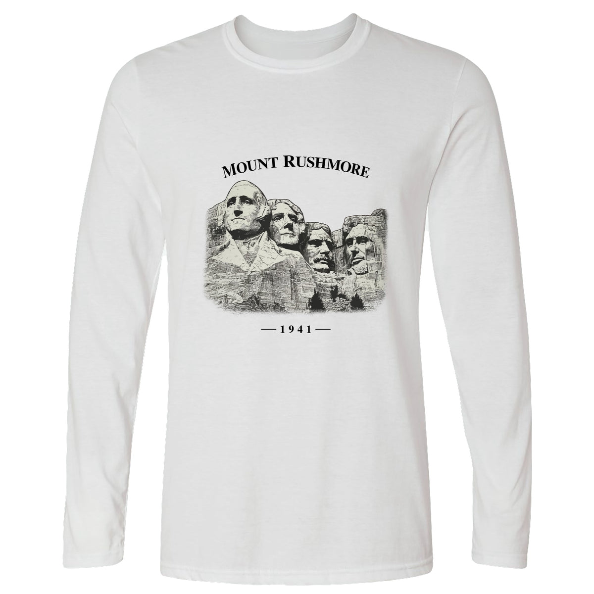 Mount Rushmore Long Sleeve T-Shirt