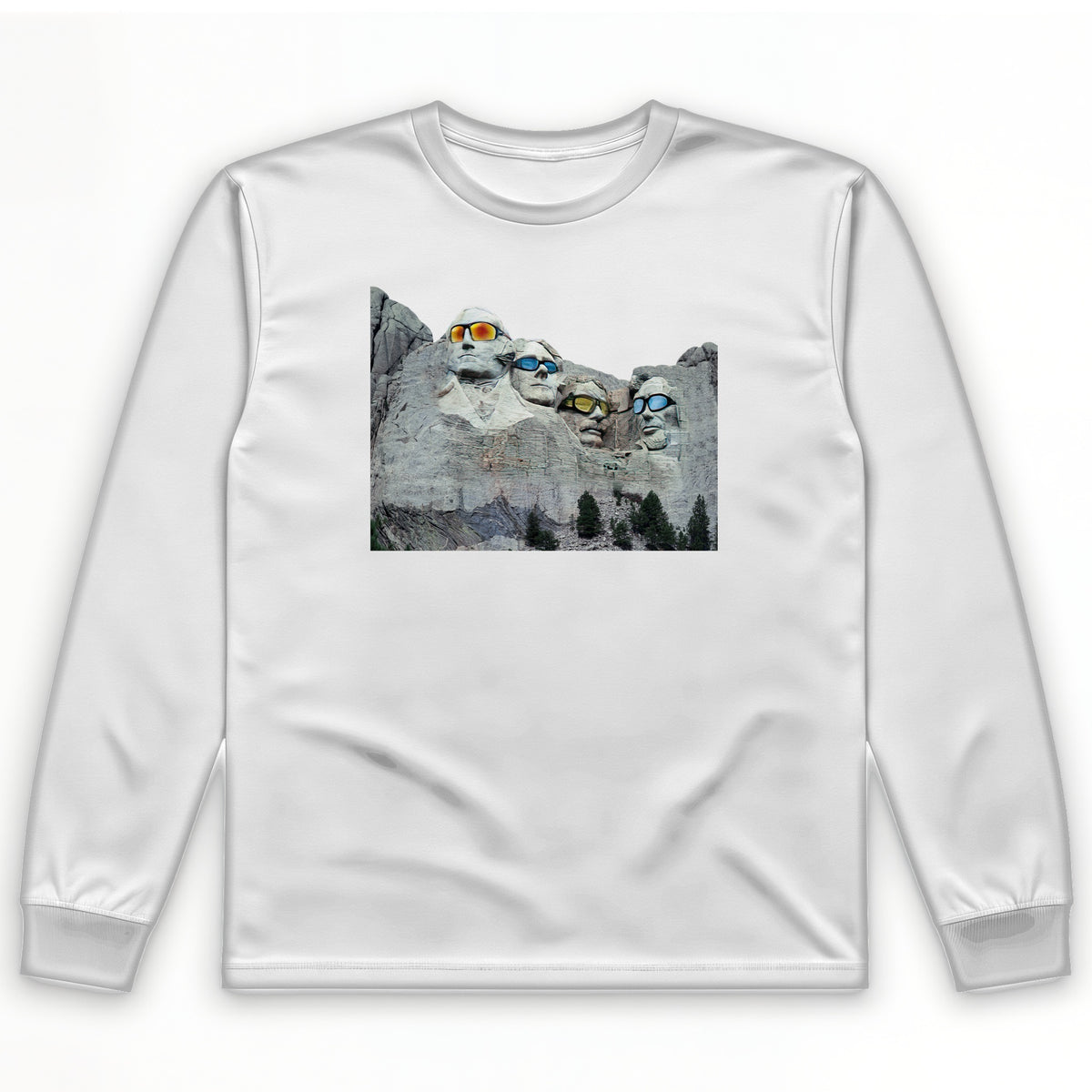 Mount Rushmore Shades Long Sleeve T-Shirt