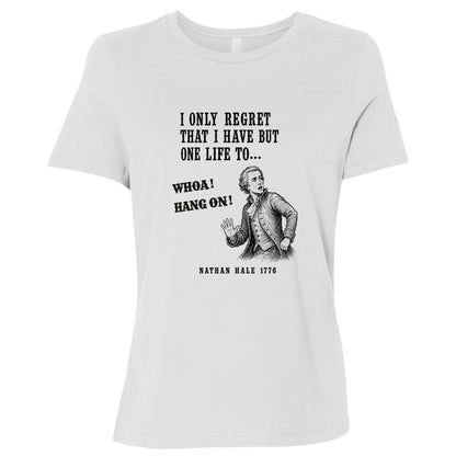 Nathan Hale Whoa Hang On Women's T-Shirt