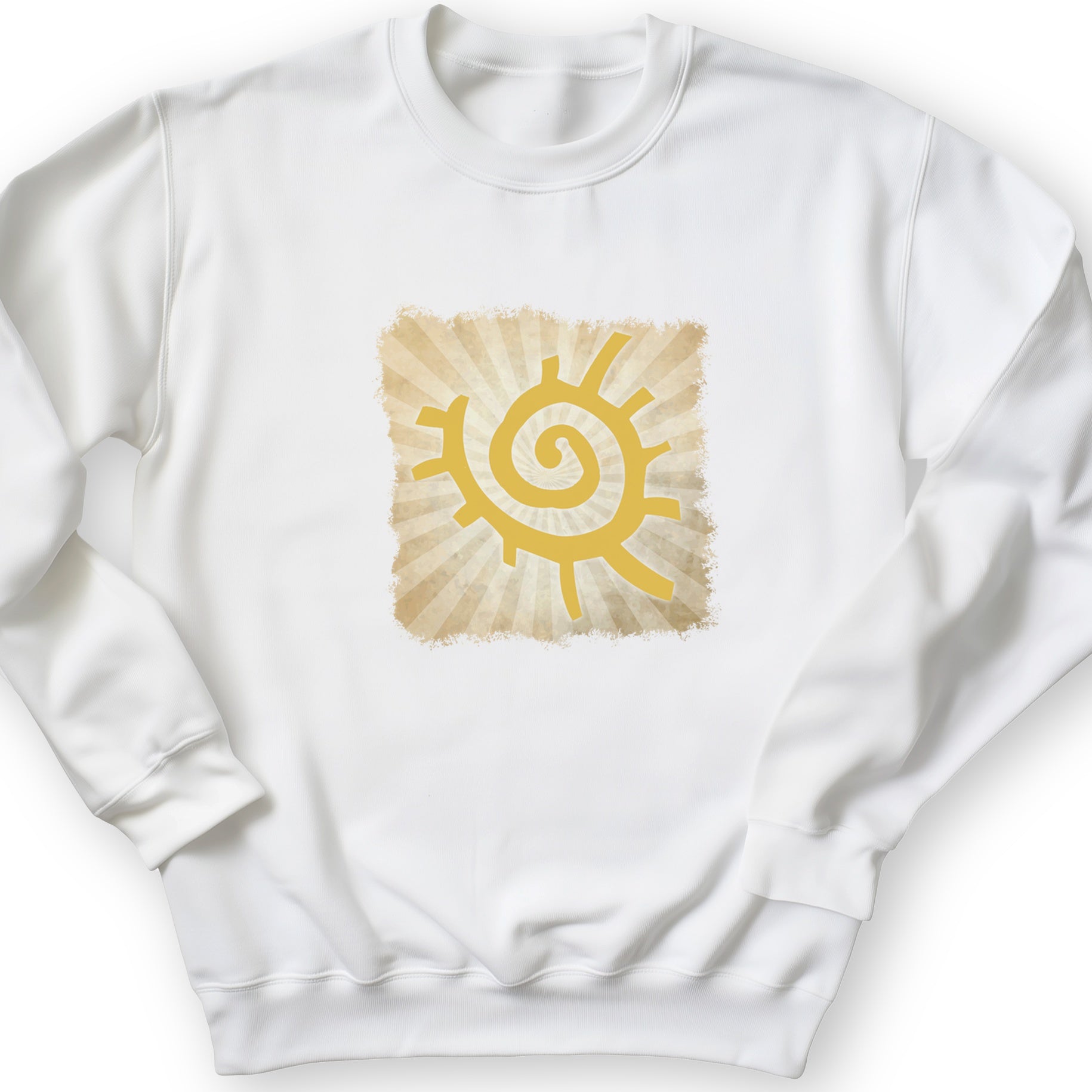 Native American Sun Symbol Crewneck
