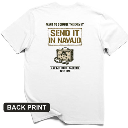 Navajo Code Talkers Back Print T-Shirt
