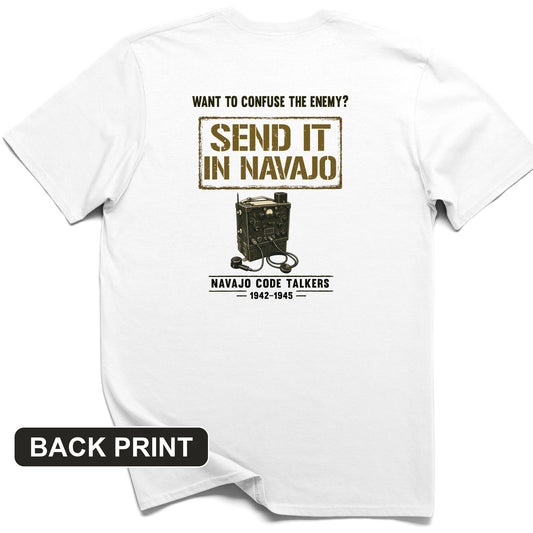 Navajo Code Talkers Back Print T-Shirt