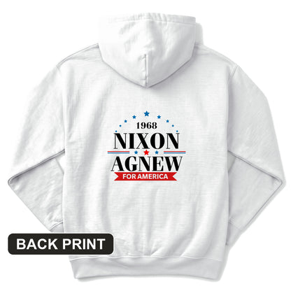Nixon Agnew 1968 Back Print Hoodie