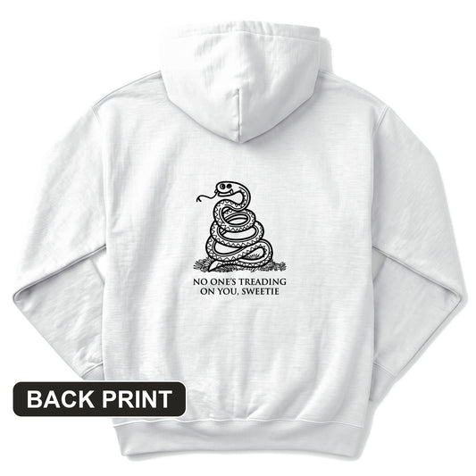 No One's Treading On You, Sweetie Back Print Hoodie