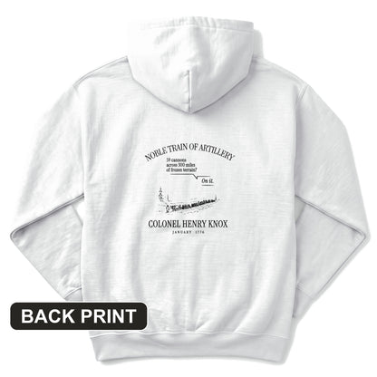 Noble Train of Artillery Back Print Hoodie