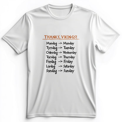Nordic Gods Days Of The Week Premium Tee