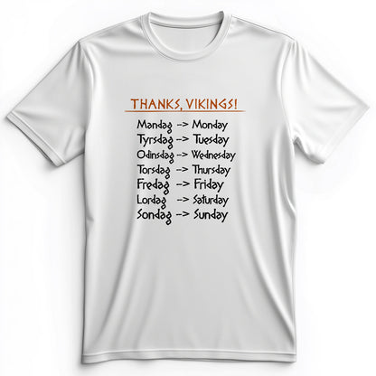 Nordic Gods Days Of The Week Premium Tee