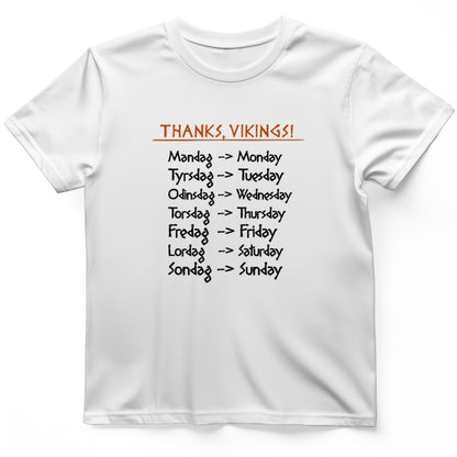 Nordic Gods Days Of The Week T-Shirt