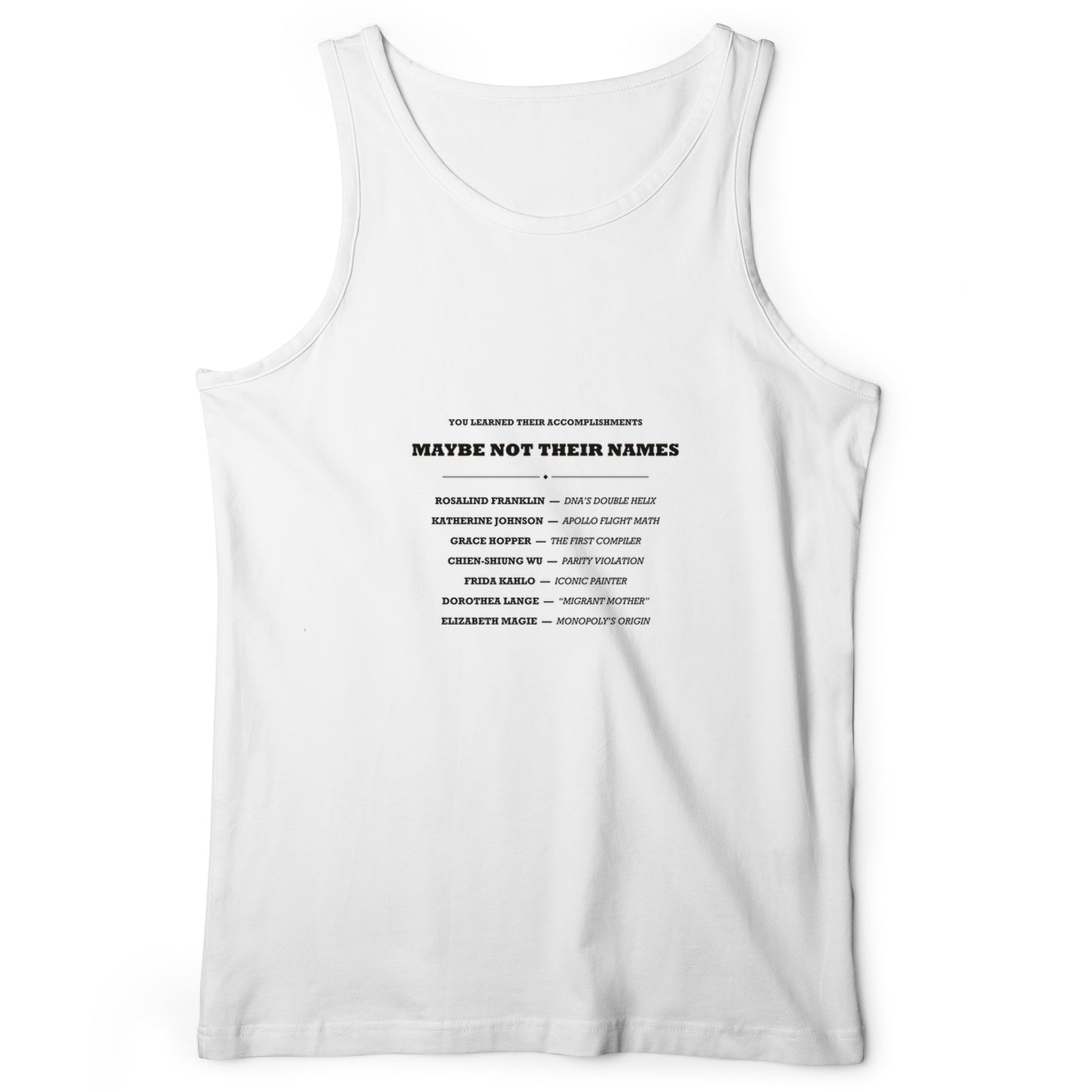 Not Their Names Tank Top
