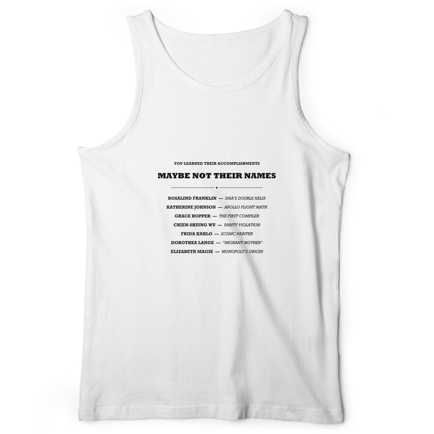Not Their Names Tank Top
