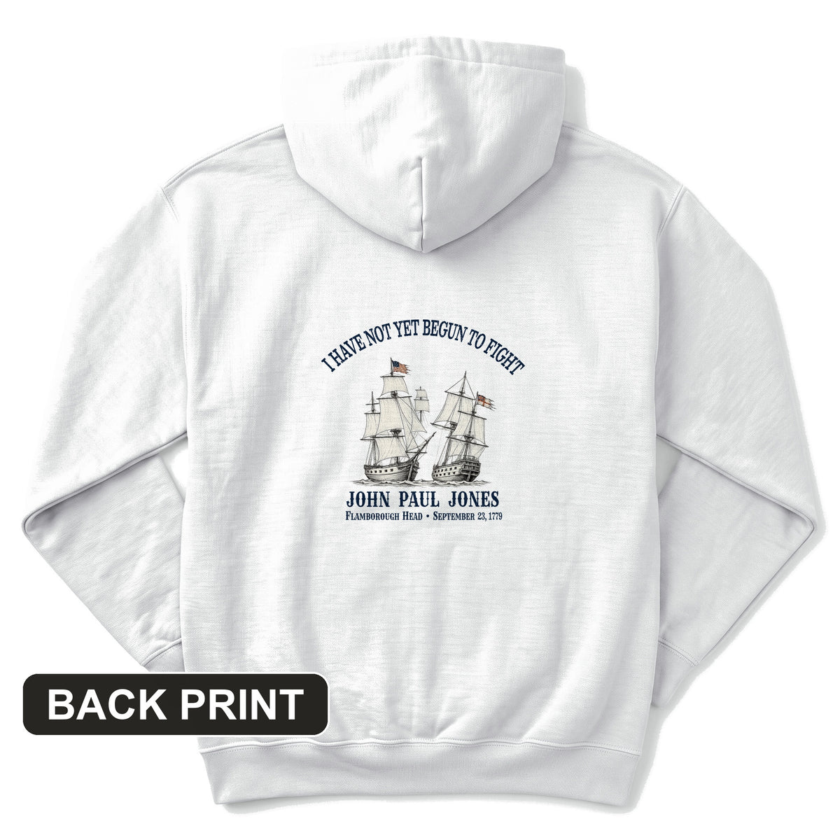 Not Yet Begun to Fight Back Print Hoodie