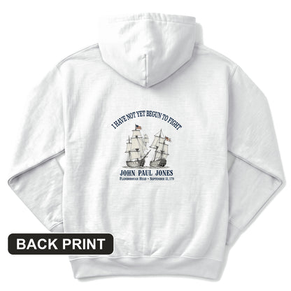 Not Yet Begun to Fight Back Print Hoodie
