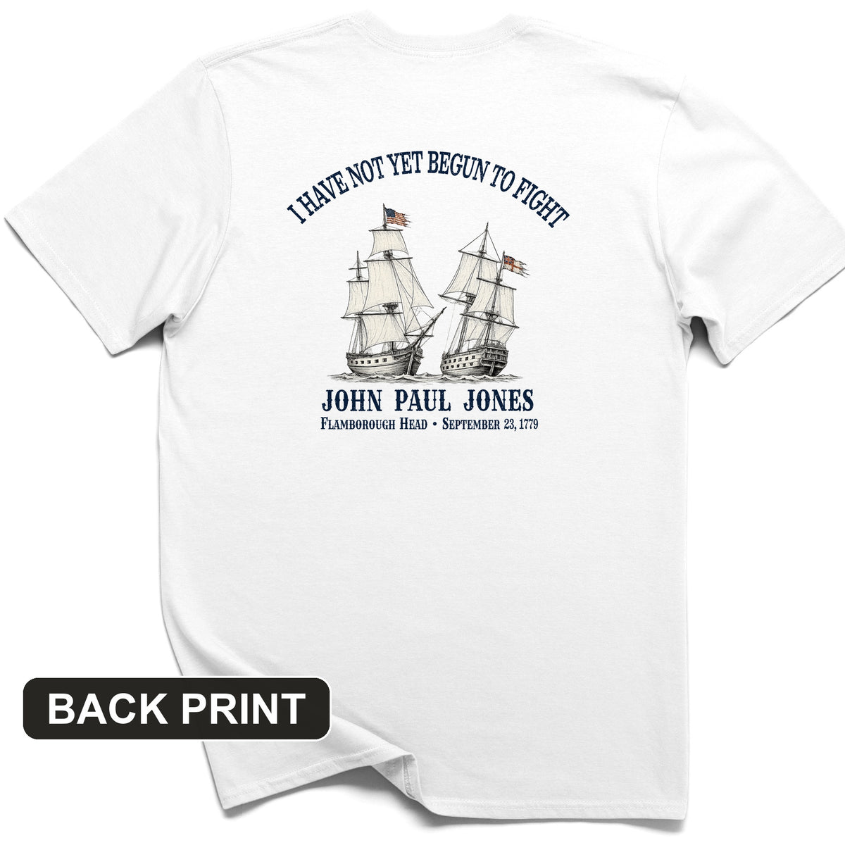 Not Yet Begun to Fight Back Print T-Shirt