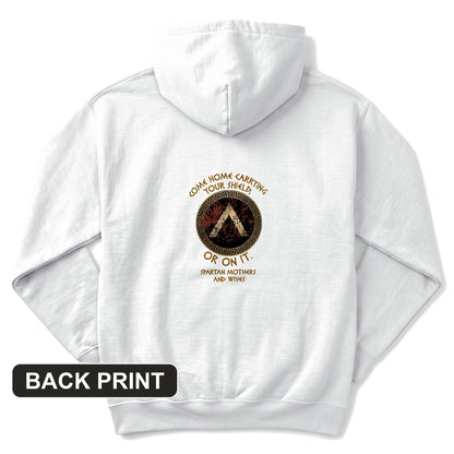 On Your Shield Back Print Hoodie