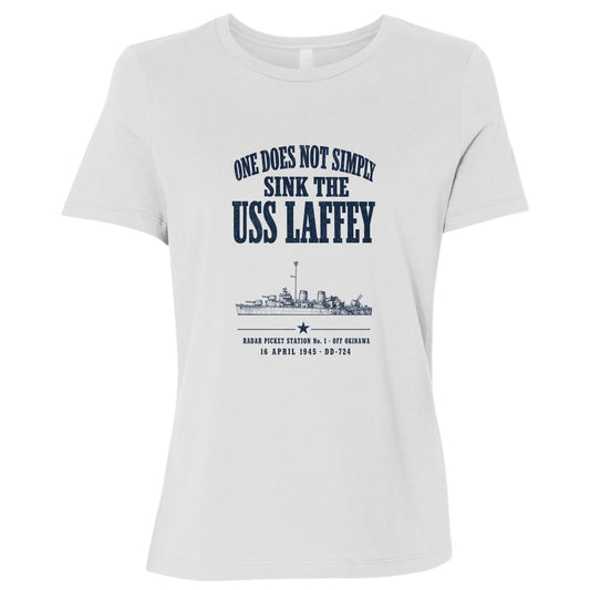 One Does Not Simply Sink The USS Laffey Women's T-Shirt