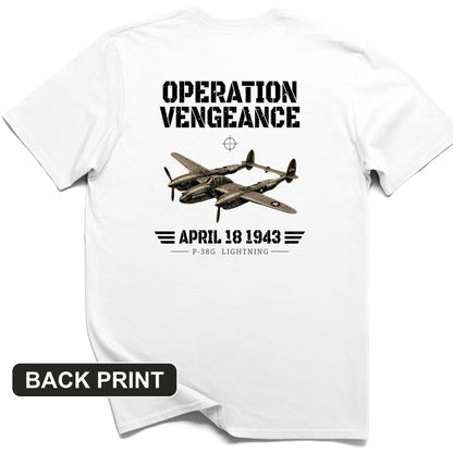 Operation Vengeance Back Print T-Shirt