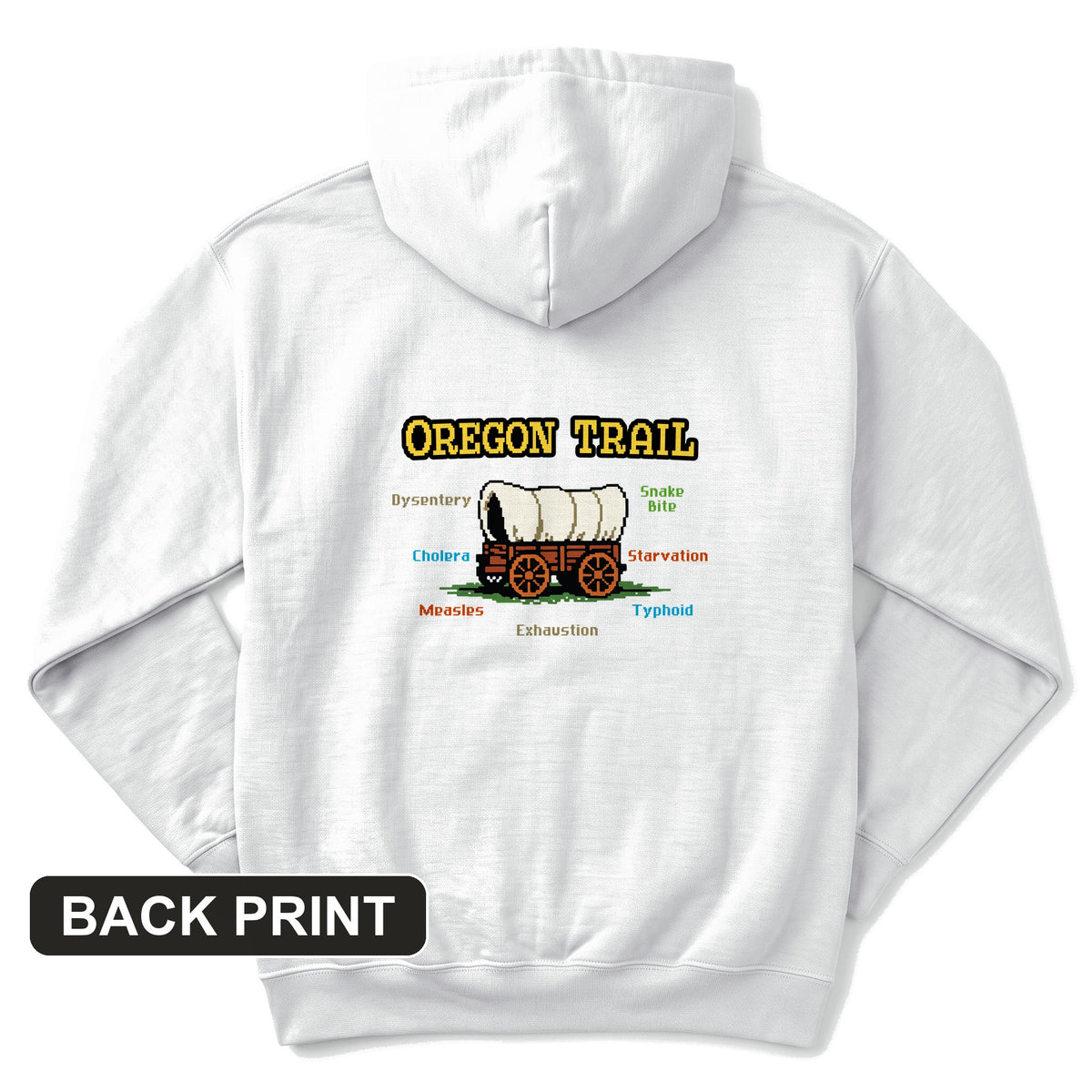 Oregon Trail Back Print Hoodie