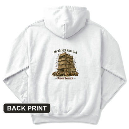 Other Ride Siege Tower Back Print Hoodie
