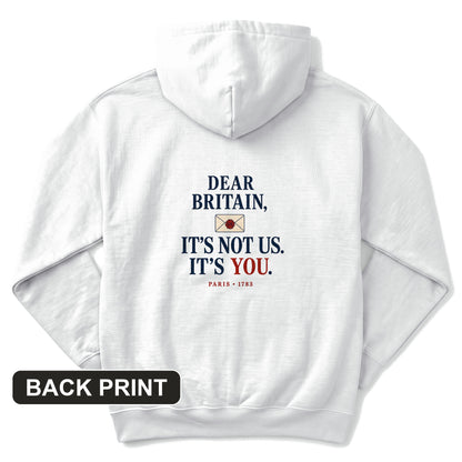 Paris 1783 Back Print Hoodie