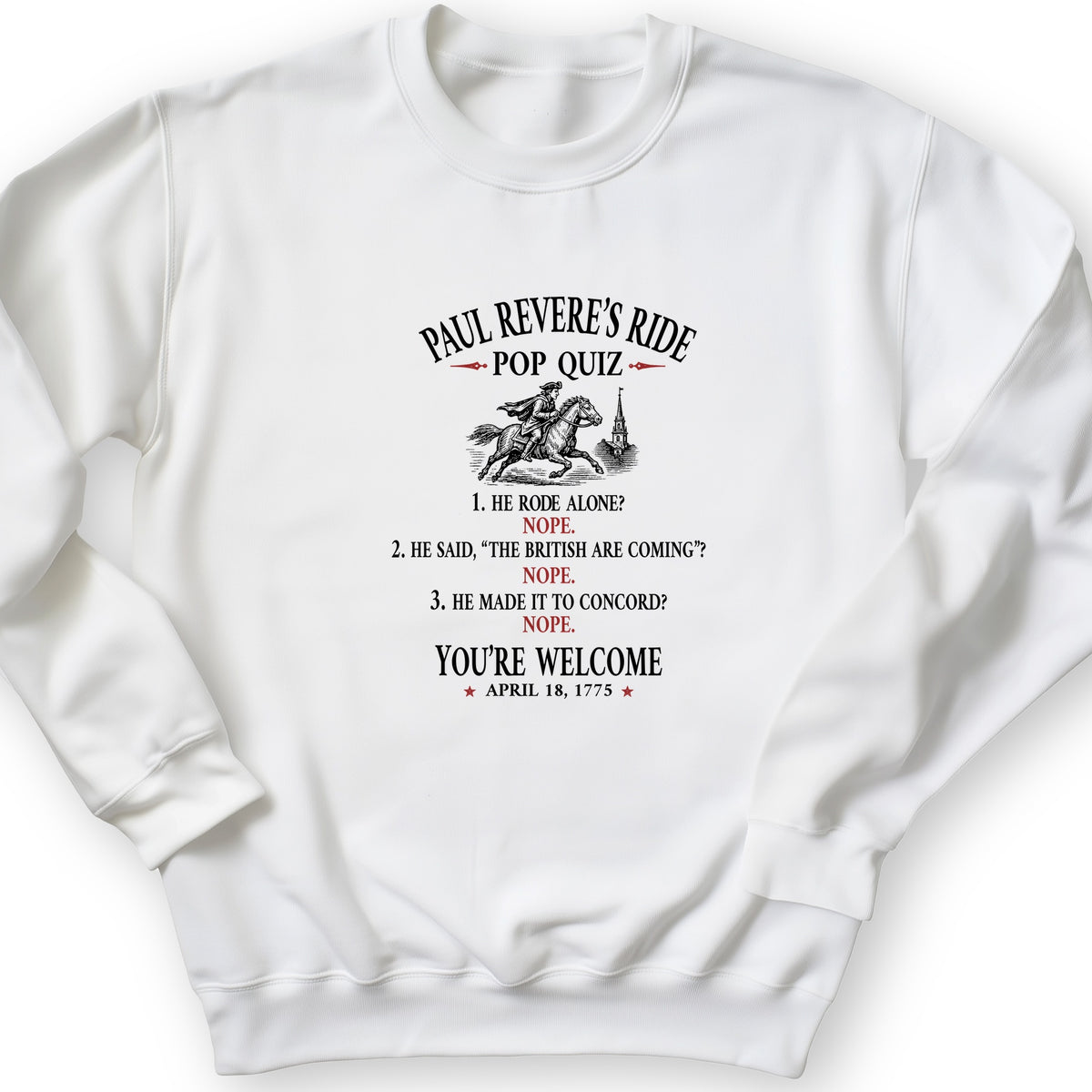 Paul Revere Quiz Crewneck