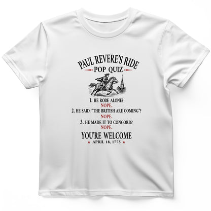 Paul Revere Quiz T-Shirt