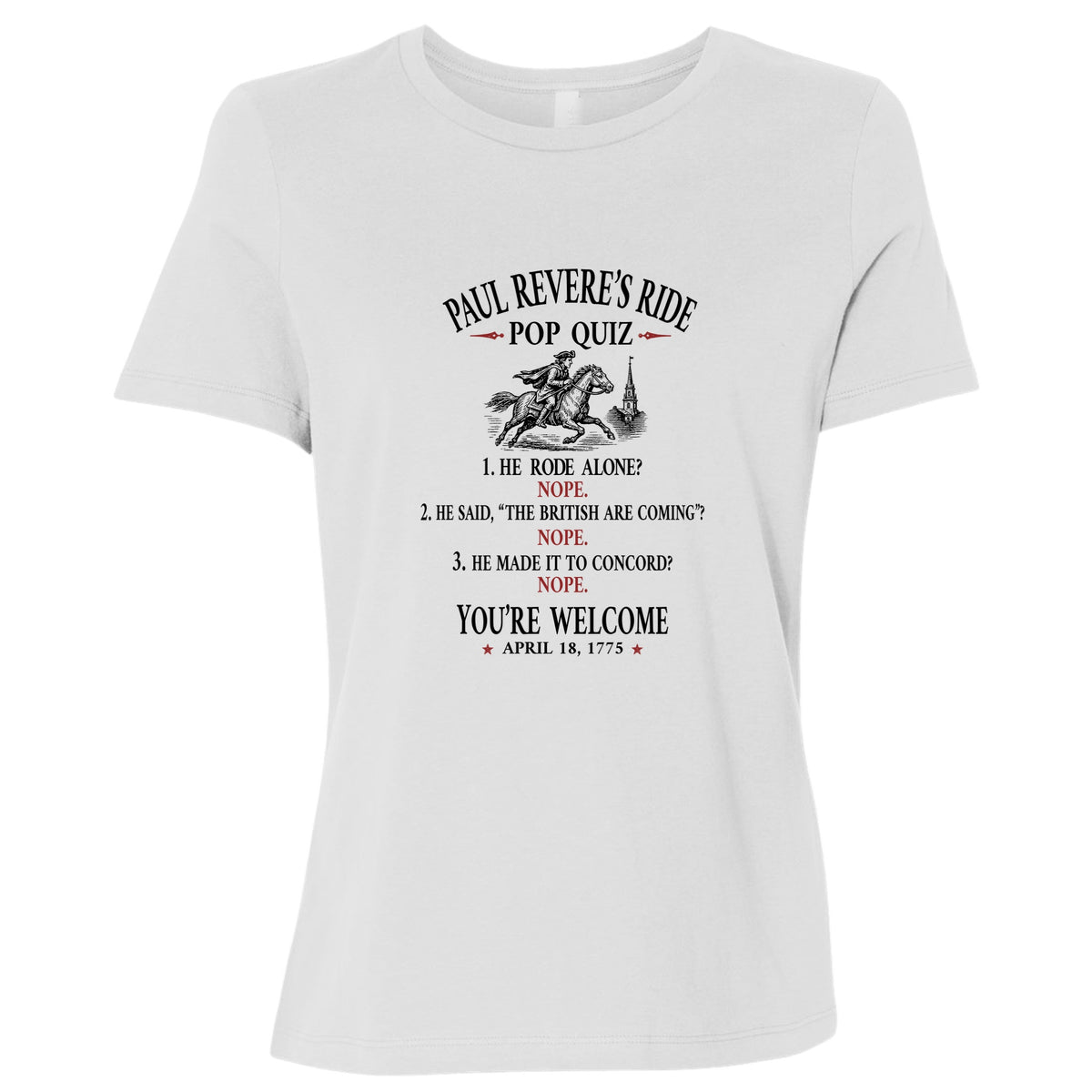 Paul Revere Quiz Women's T-Shirt