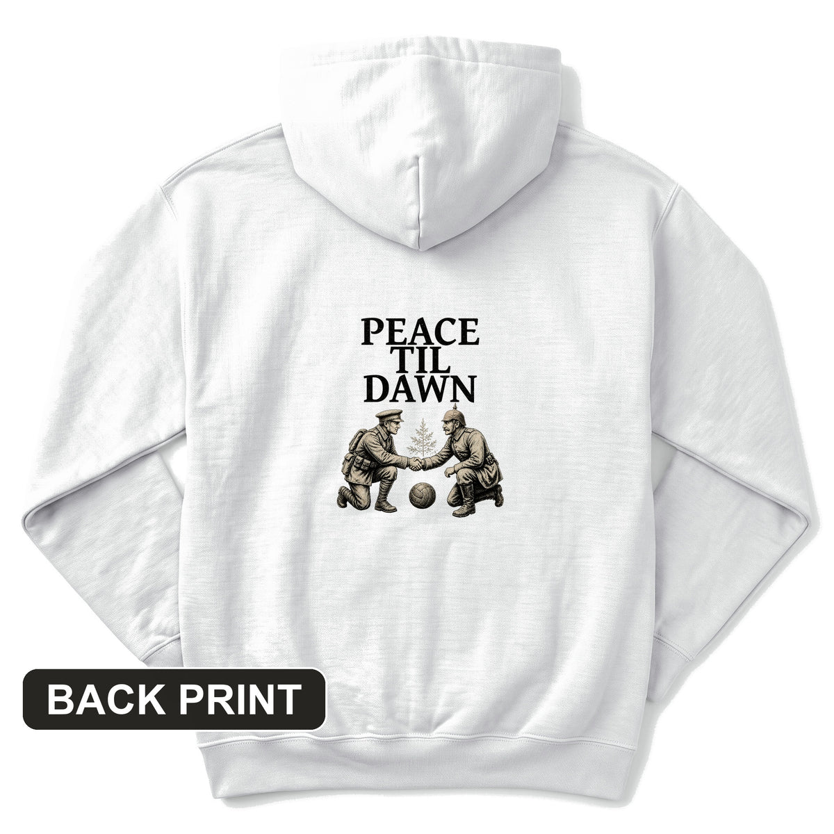 Peace til Dawn Back Print Hoodie