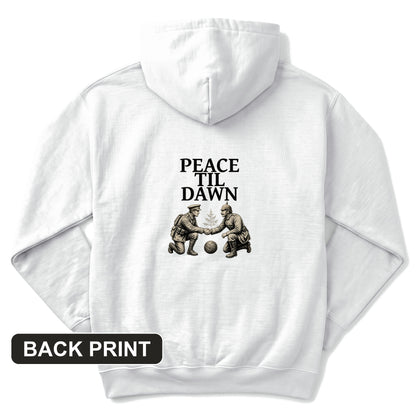Peace til Dawn Back Print Hoodie